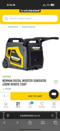 Renting out: 4200W Generator Quiet Generator
