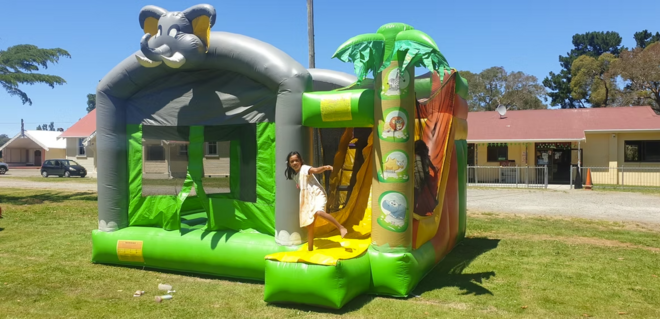 Renting out: Fun inflatable elephant combo