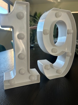 Renting out: Light up Number - 1 
