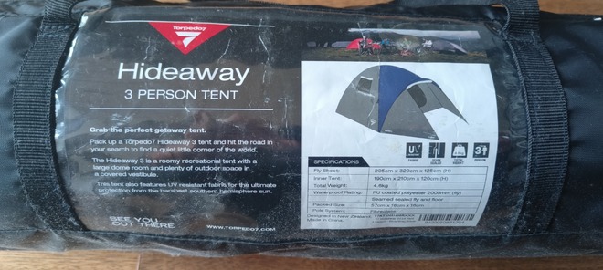 Renting out: 3 Person Tent